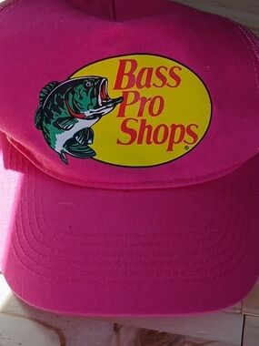 Bass Pro Shops Hot Pink Logo Fishing Cap